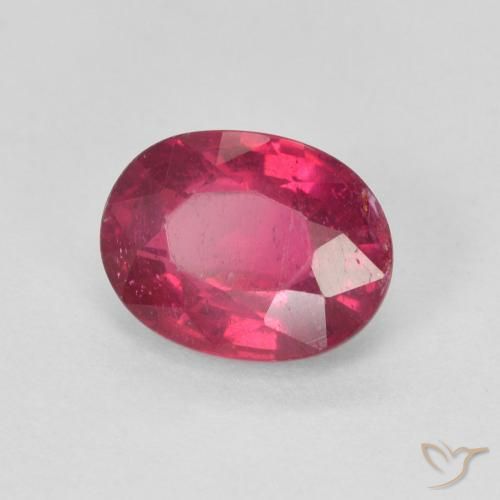 Rubí Rojo claro natural de 1.80 ct, Ovalada, VS-SI
