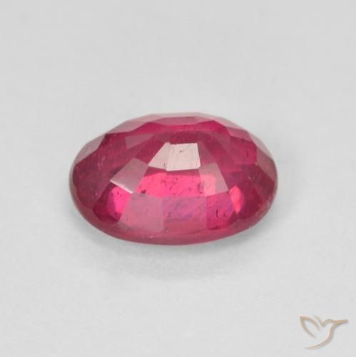 Rubí Rojo claro natural de 1.80 ct, Ovalada, VS-SI