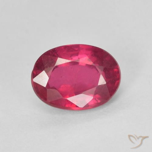 1.73ct Natural Rojo claro Rubí, Ovalada, VS-SI