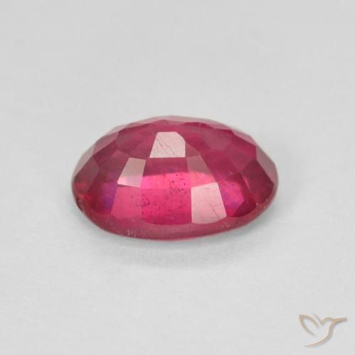 Rubí Rojo claro natural de 1.73 ct, Ovalada, VS-SI