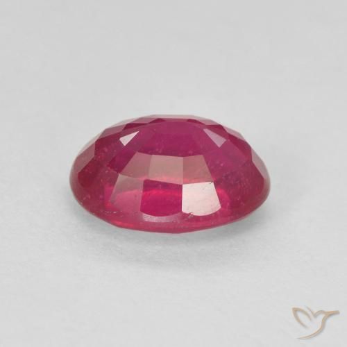 Rubí Rojo claro natural de 1.84 ct, Ovalada, VS-SI