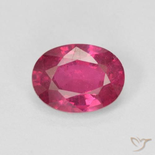 1.65ct Natural Rojo claro Rubí, Ovalada, VS-SI
