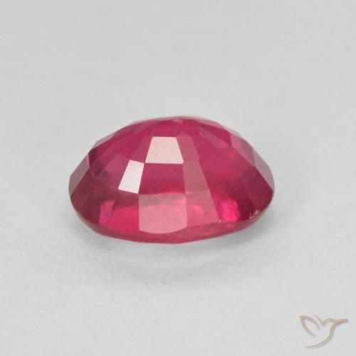 Rubí Rojo claro natural de 1.94 ct, Ovalada, VS-SI