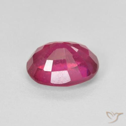 Rubí Rojo claro natural de 1.98 ct, Ovalada, VS