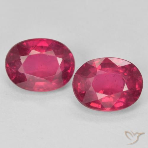 3.53ctw Natural Rojo rosado Rubí, Ovalada, VS