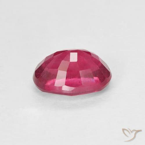 Rubí Rojo rosado natural de 1.31 ct, Ovalada, VS