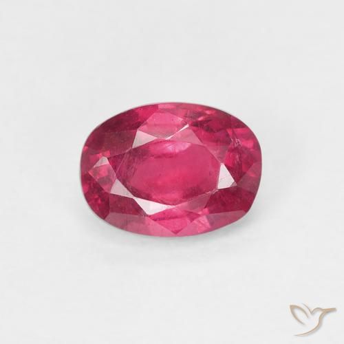 1.13ct Natural Rojo claro Rubí, Ovalada, VS