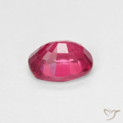 Rubí Rojo claro natural de 1.13 ct, Ovalada, VS