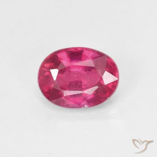 1.05ct Natural Rojo claro Rubí, Ovalada, VS