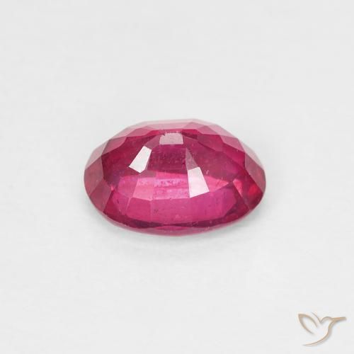 Rubí Rojo claro natural de 1.05 ct, Ovalada, VS