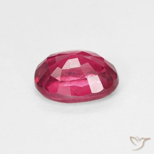 Rubí Medium Dark-Red natural de 1.32 ct, Ovalada, VS