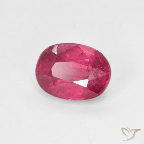 Rubí Rojo mermelada natural de 1.21 ct, Ovalada, VS