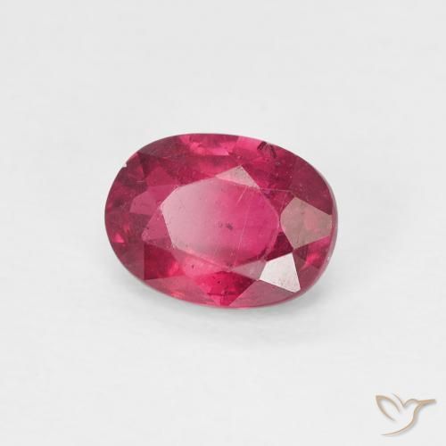 Rubí Medium Dark-Red natural de 1.08 ct, Ovalada, VS