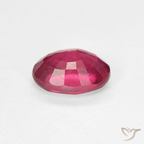 Rubí Medium Dark-Red natural de 1.19 ct, Ovalada, VS