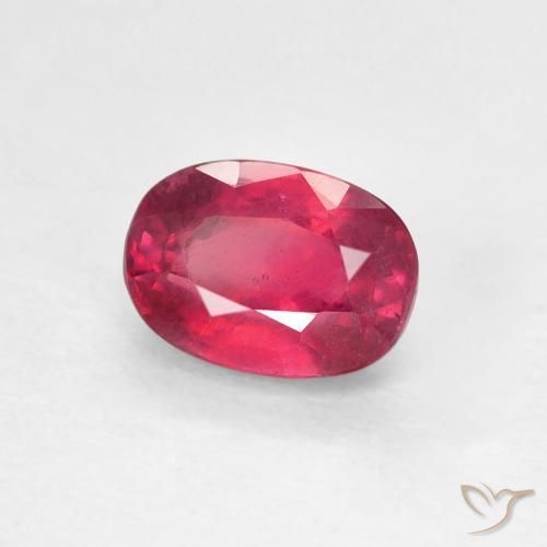 Rubí Medium Dark-Red natural de 1.33 ct, Ovalada, VS