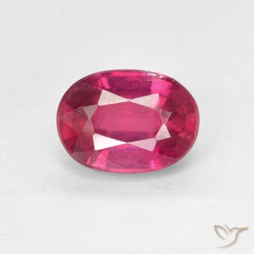 1.46ct Natural Rojo claro Rubí, Ovalada, VS