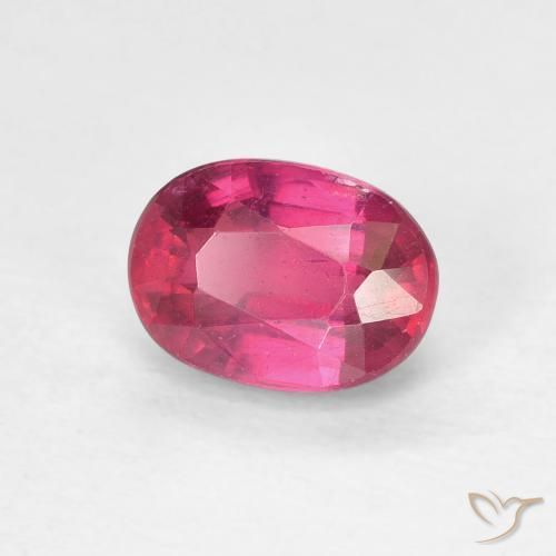 Rubí Rojo claro natural de 1.46 ct, Ovalada, VS