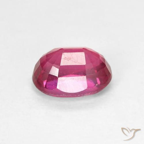 Rubí Rojo claro natural de 1.46 ct, Ovalada, VS