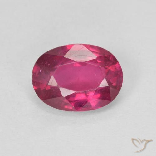 1.09ct Natural Rojo claro Rubí, Ovalada, VS
