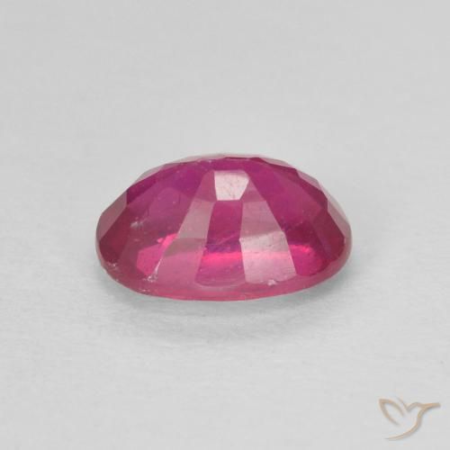 Rubí Rojo claro natural de 1.33 ct, Ovalada, VS