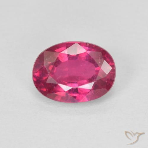 1.17ct Natural Rojo claro Rubí, Ovalada, VS