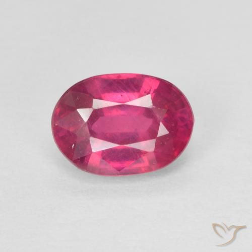 1.21ct Natural Rojo claro Rubí, Ovalada, VS