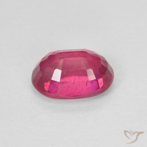 Rubí Rojo claro natural de 1.21 ct, Ovalada, VS