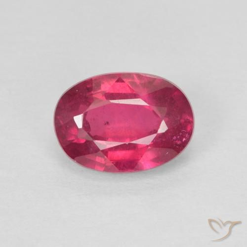 1.16ct Natural Rojo claro Rubí, Ovalada, VS