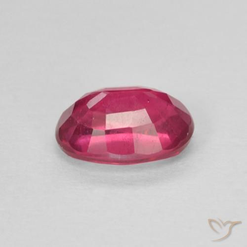 Rubí Rojo claro natural de 1.16 ct, Ovalada, VS