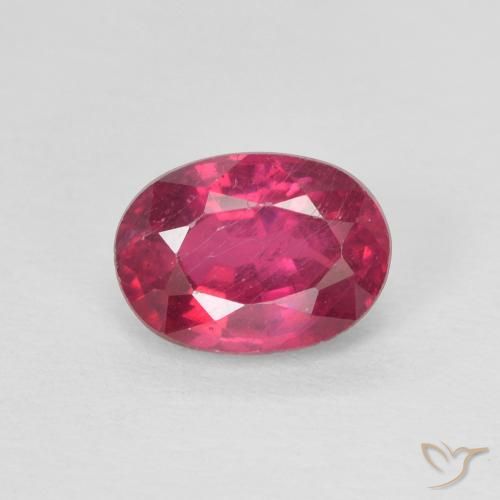 1.20ct Natural Rojo claro Rubí, Ovalada, VS-SI