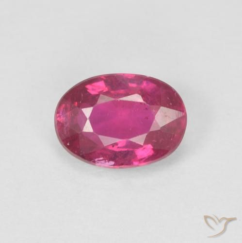 0.99ct Natural Rojo claro Rubí, Ovalada, VS-SI