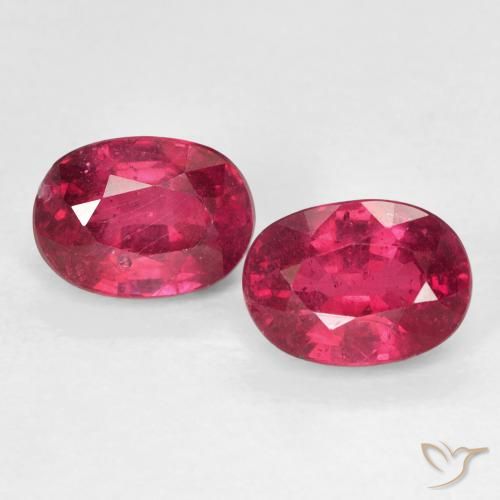 2.82ctw Natural Rojo rosado Rubí, Ovalada, VS