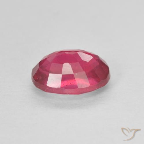 Rubí Rosado rojizo natural de 1.33 ct, Ovalada, VS