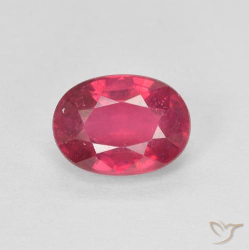 1.34ct Natural Rojo medio Rubí, Ovalada, VS