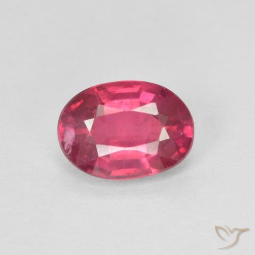 1.04ct Natural Rojo medio Rubí, Ovalada, VS