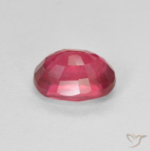 Rubí Rojo rosado natural de 1.45 ct, Ovalada, VS
