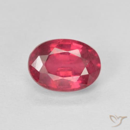 1.45ct Natural Rosado rojizo Rubí, Ovalada, VS
