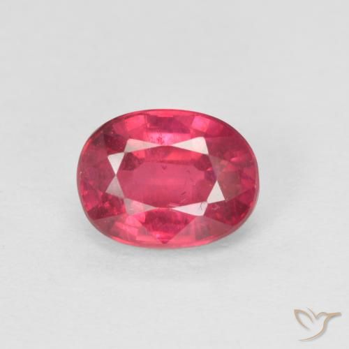 1.23ct Natural Rojo medio Rubí, Ovalada, VS
