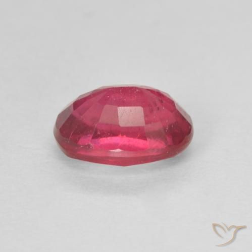 Rubí Rojo rosado natural de 1.41 ct, Ovalada, VS