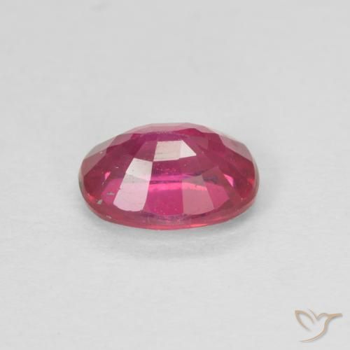 Rubí Rojo claro natural de 1.04 ct, Ovalada, VS