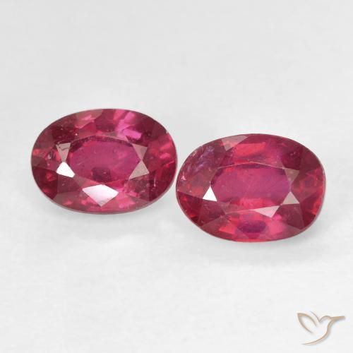 2.33ctw Natural Rojo rosado Rubí, Ovalada, VS