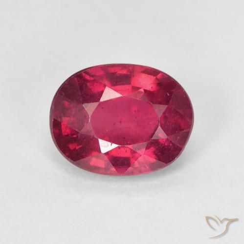 1.78ct Natural Rosado rojizo intenso Rubí, Ovalada, VS