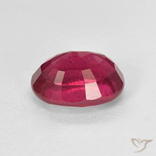 Rubí Medium Dark-Red natural de 2.12 ct, Ovalada, VS