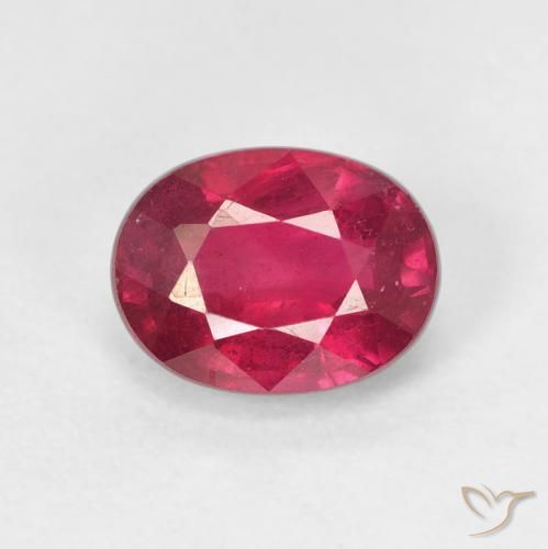 1.99ct Natural Rosado rojizo intenso Rubí, Ovalada, VS