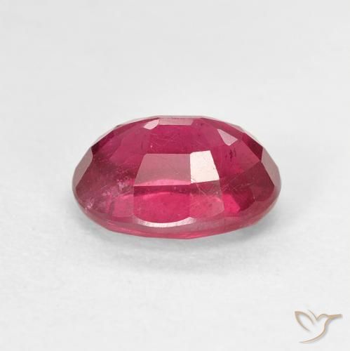 Rubí Rosado rojizo intenso natural de 1.99 ct, Ovalada, VS