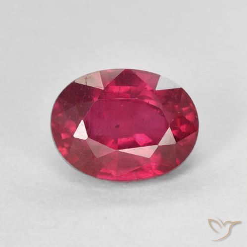 2.24ct Natural Rosado rojizo intenso Rubí, Ovalada, VS