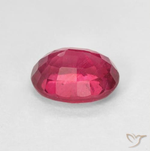 Rubí Rojo rosado natural de 1.95 ct, Ovalada, VS