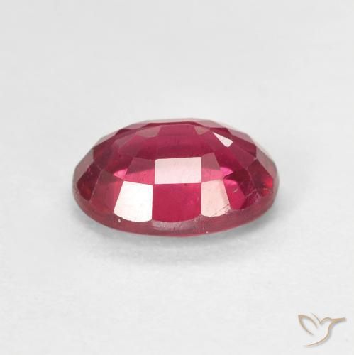 Rubí Rojo mermelada natural de 1.68 ct, Ovalada, VS