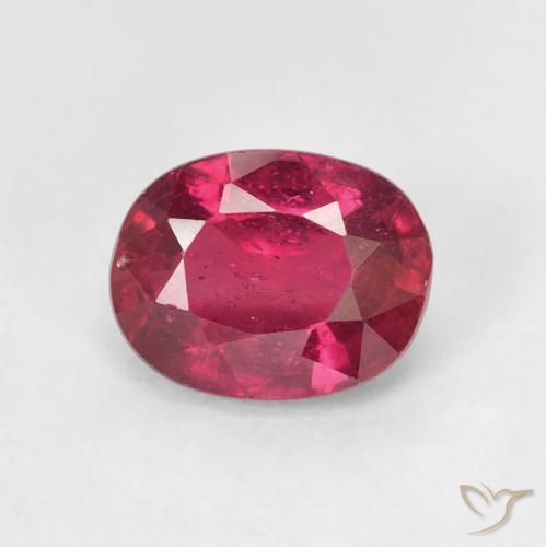 2.04ct Natural Rojo mermelada Rubí, Ovalada, VS