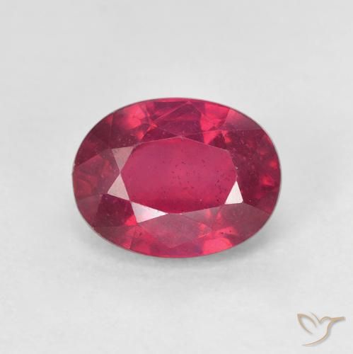 2.05ct Natural Carmesí intenso Rubí, Ovalada, VS